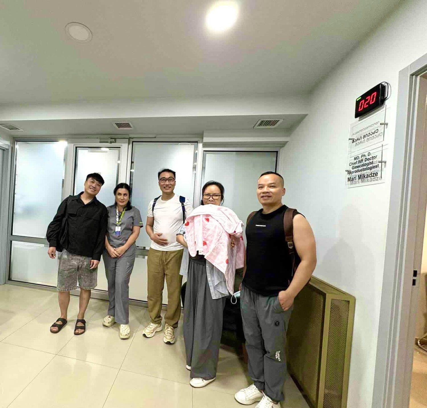 客户到院服务现场